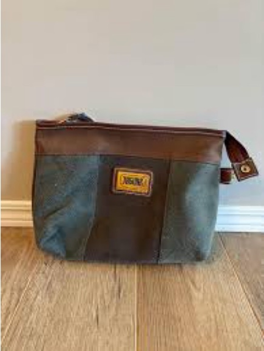 ♠️5/$25♠️Large Pebbled Leather Bag Toiletry Bag-Part of Luggage Set